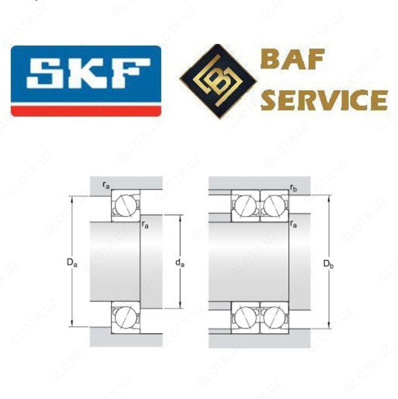  Шарикоподшипники радиально-упорные  однорядные 7208 ACCBM - 