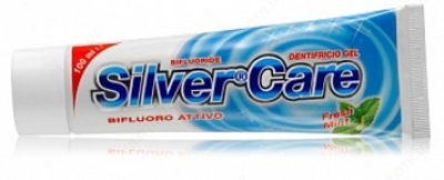Зубная паста «Silver Care» серии Active Bioflouride со вкусом мяты - 100 мл. - 26 570 сум / шт.