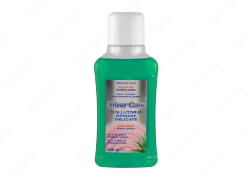 Ополаскиватель полости рта «Silver Care» Mouth Rinse с нитратом серебра и натуральным экстрактом алоэ вера