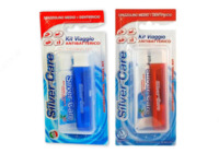 Дорожный набор «Silver Care» Travel Kit в комплекте с раскладывающейся зубной щёткой + зубной пастой со вкусом мяты.