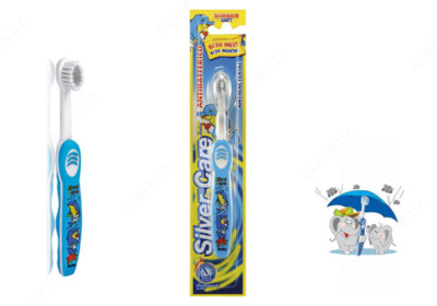 Зубная щетка «Silver Care» серии Baby для детей от 6 до 36 месяцев (Тип жёсткости щетины: очень мягкая)