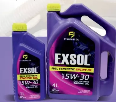 Синтетическое моторное масло STANDARD EXSOL 5W-30 API SL/CF FULL SYNTHETIC