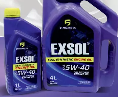 Синтетическое моторное масло STANDARD EXSOL 5W-40 API SL/CF FULL SYNTHETIC