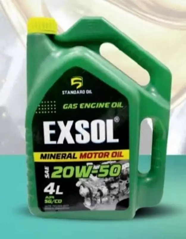 Моторное масло EXSOL® 20W-50 SG/CD MINERAL ENGINE OIL