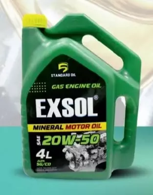 Моторное масло EXSOL® 20W-50 SG/CD MINERAL ENGINE OIL