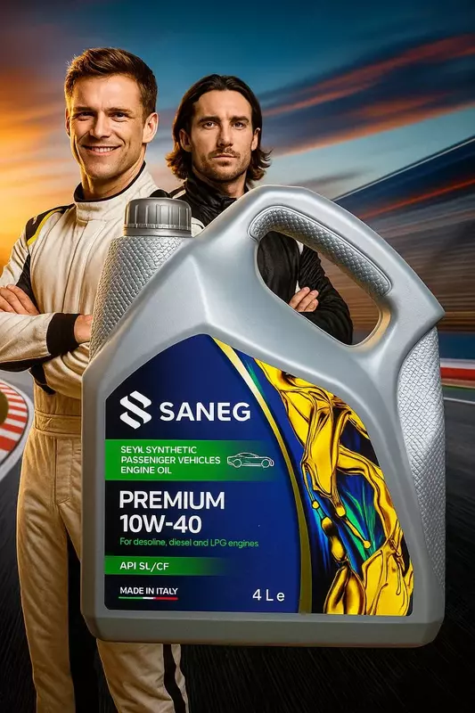 SANEG PREMIUM 10W40 SL/CF (4L) motor moyi