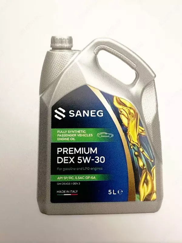 SANEG Premium DEX 5W-30 (5 L) motor moyi