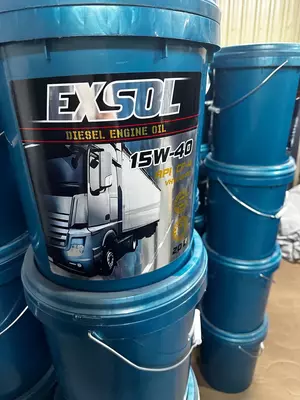 Универсальное всесезонное минеральное моторное масло EXSOL 15W-40 API CI-4 PLUS SHPD (20 л)