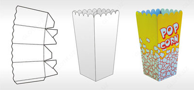 Коробка для попкорна - Narx so&#039;rov asosida