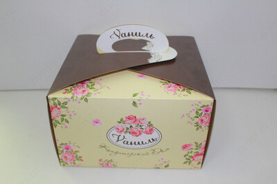 Коробка для торта самосборная с ручкой - Narx so&#039;rov asosida