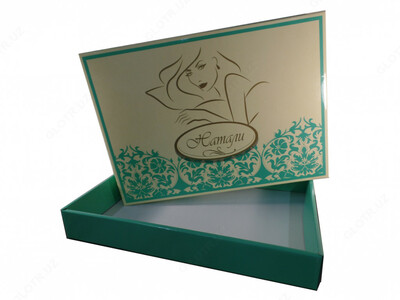 Коробка под постельное белье конструкции крышка-дно