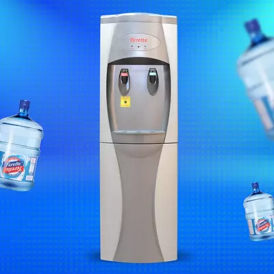 Кулер для воды напольный «Ferette» Т-1 серебристый