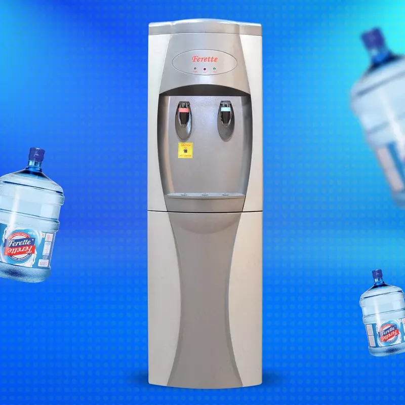 Кулер для воды напольный «Ferette» Т-1 серебристый