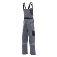  Полукомбинезон мужской защитный “Avangard” серо-черный - 