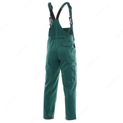  YMO-002 Полукомбинезон мужской защитный “Master” зелёный - 