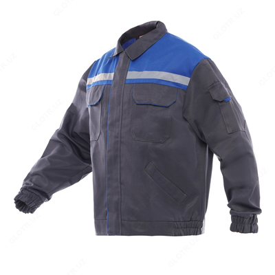 Демисезонная куртка защитная YMO Механик сине-васильковая YMO- 1102