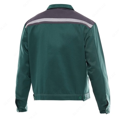  Демисезонная куртка защитная YMO Профи сине-зеленая YMO- 1104 - 