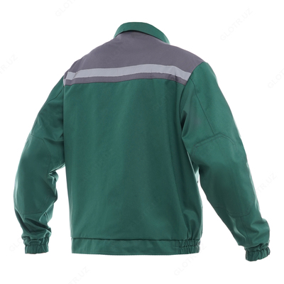  Демисезонная куртка защитная YMO Механик серо-зеленая YMO- 1101 - 