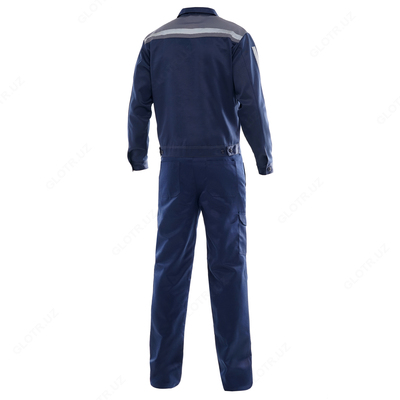  Костюм с брюками YMO Профи сине-серый . YMO - 4000 - 