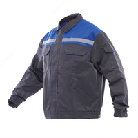   Костюм с полукомбинезоном YMO ОПТИМА серо-васильковый. YMO - 4007