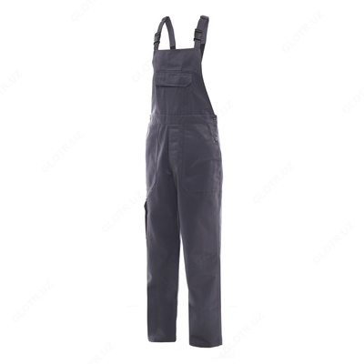  Костюм с полукомбинезоном YMO ОПТИМА серо-васильковый. YMO - 4007 Оптом и розница