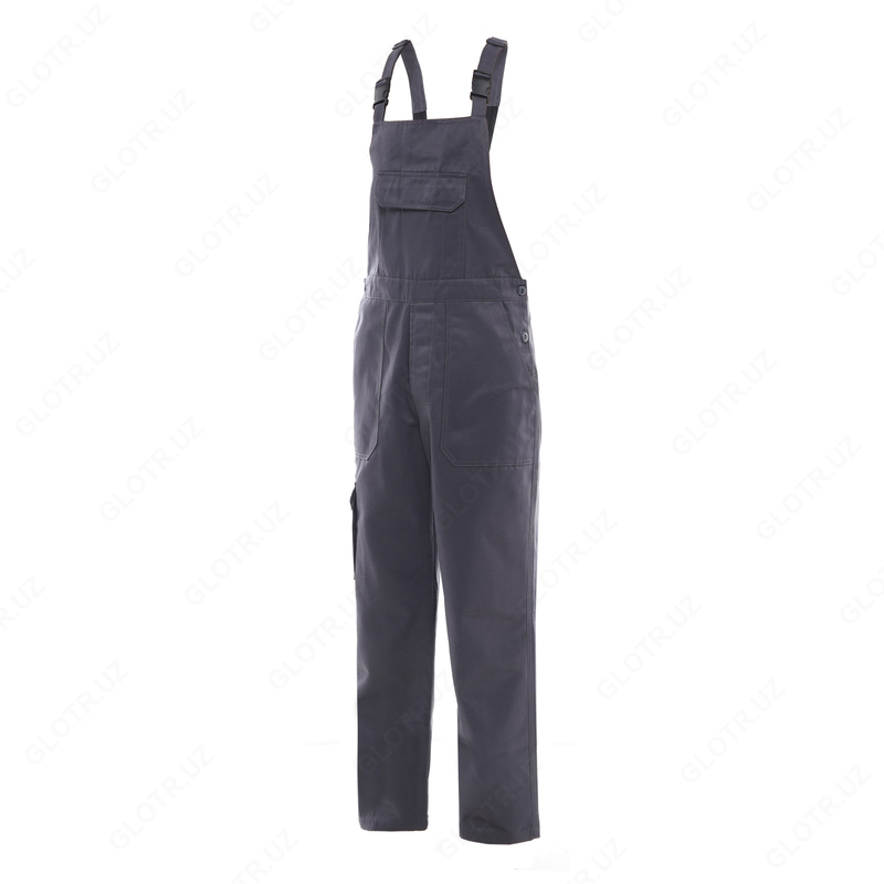  Костюм с полукомбинезоном YMO ОПТИМА серо-васильковый. YMO - 4007 Оптом и розница