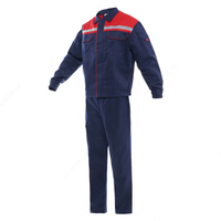 Костюм с полукомбинезоном YMO ОПТИМА сине-красный. YMO - 4008
