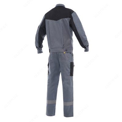  Костюм с брюками YMO Авангард серо-черный. YMO - 4009 - 