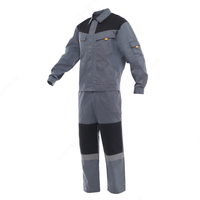 Костюм с полукомбинезоном YMO Авангард серо-черный . YMO - 4010