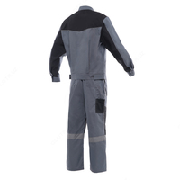  Костюм с полукомбинезоном YMO Авангард серо-черный . YMO - 4010 - 