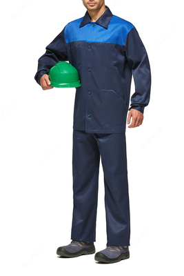 Костюм YMO ЛЕГИОН NEW с брюками сине-васильковый. YMO - 4013