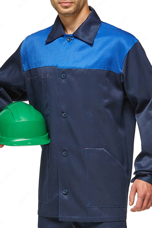  Костюм YMO ЛЕГИОН NEW с брюками сине-васильковый. YMO - 4013 - 