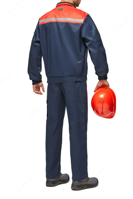  Костюм YMO ОПТИМА с полукомбинезоном сине-красный . YMO - 4016 - 