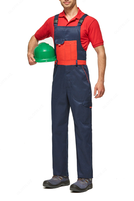  Костюм YMO ОПТИМА с полукомбинезоном сине-красный . YMO - 4016 Оптом и розница