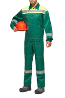 Костюм YMO ПРОФИ с полукомбинезоном зелено-лимонный . YMO - 4021