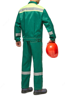  Костюм YMO ПРОФИ с полукомбинезоном зелено-лимонный . YMO - 4021 - 