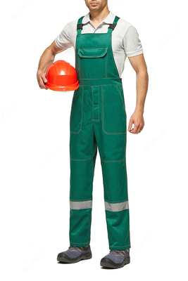  Костюм YMO ПРОФИ с полукомбинезоном зелено-лимонный . YMO - 4021 Оптом и розница