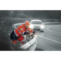  БРЮКИ СИГНАЛЬНЫЕ DELTA PLUS PHPA2 СИНЕ-ОРАНЖЕВЫЕ. YMO - 5007 - 