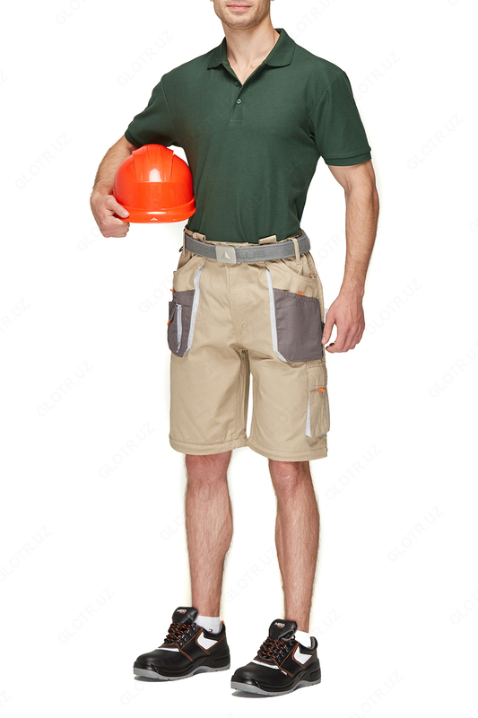   БРЮКИ-ТРАНСФОРМЕР ХБ YMO TOOLS БЕЖЕВЫЕ. YMO - 5008