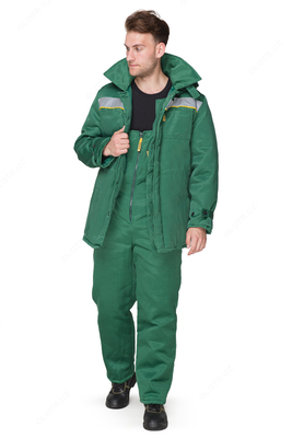 Куртка рабочая утепленная Легион зеленая