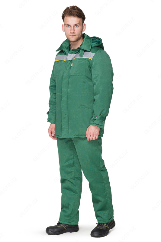   Izolyatsiya qilingan ishchi koylagi Legion yashil rang