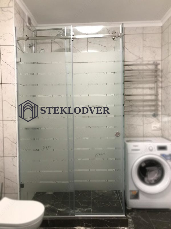 Стеклянные перегородки для душевых кабин из закалённого стекла