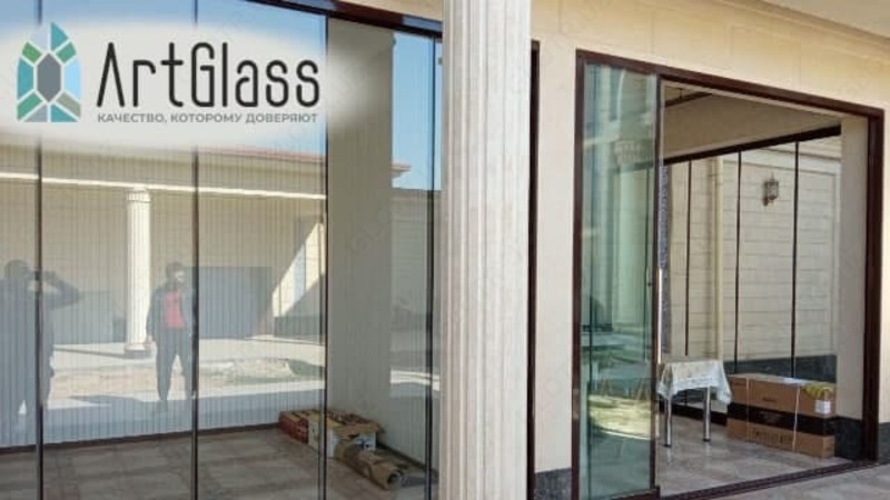 по запросу Стеклянные фасадные двери №4