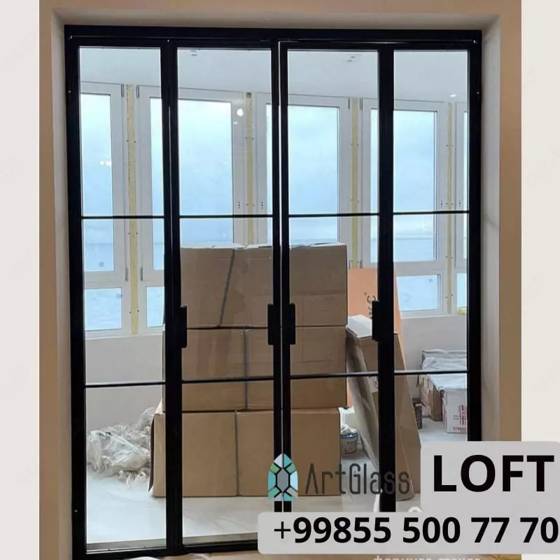 Стеклянная перегородка №8