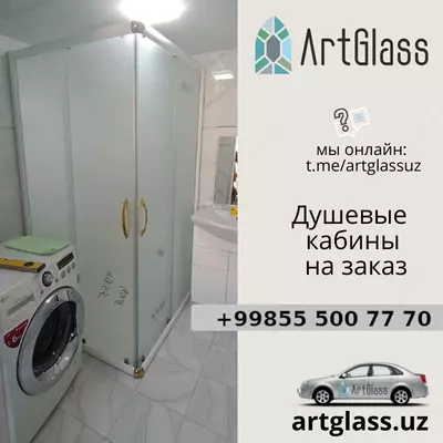 Стеклянная перегородка №5 (матовый) - Цена по запросу