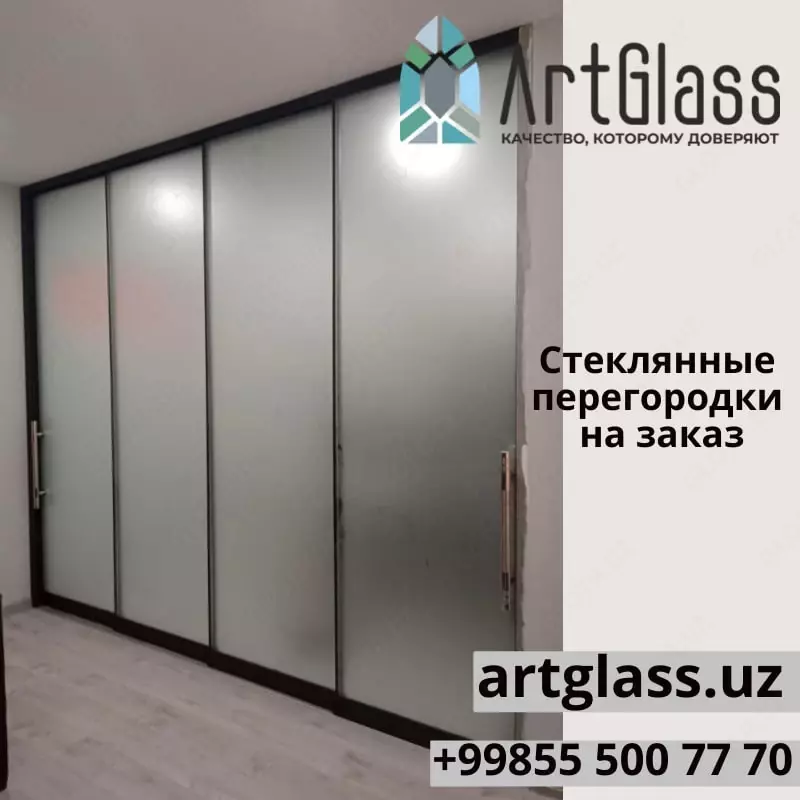 Стеклянная перегородка №3 (матовые)