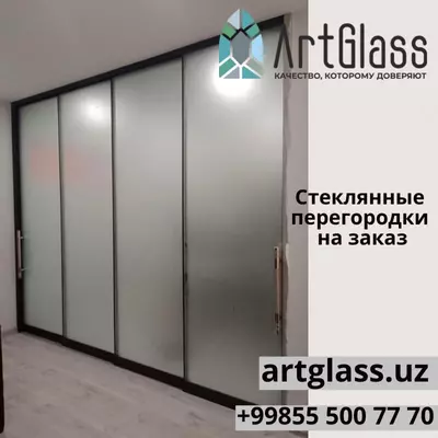 Стеклянная перегородка №3 (матовые)