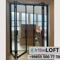   Стеклянные двери