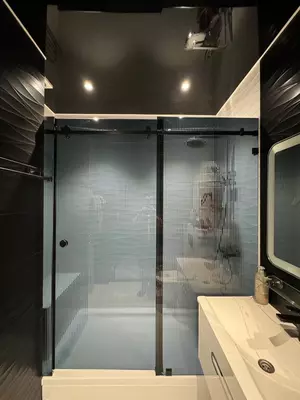 Изготовление душевой перегородки №6