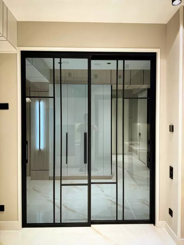 Стеклянная дверь